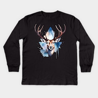 Deer Spirit Kids Long Sleeve T-Shirt